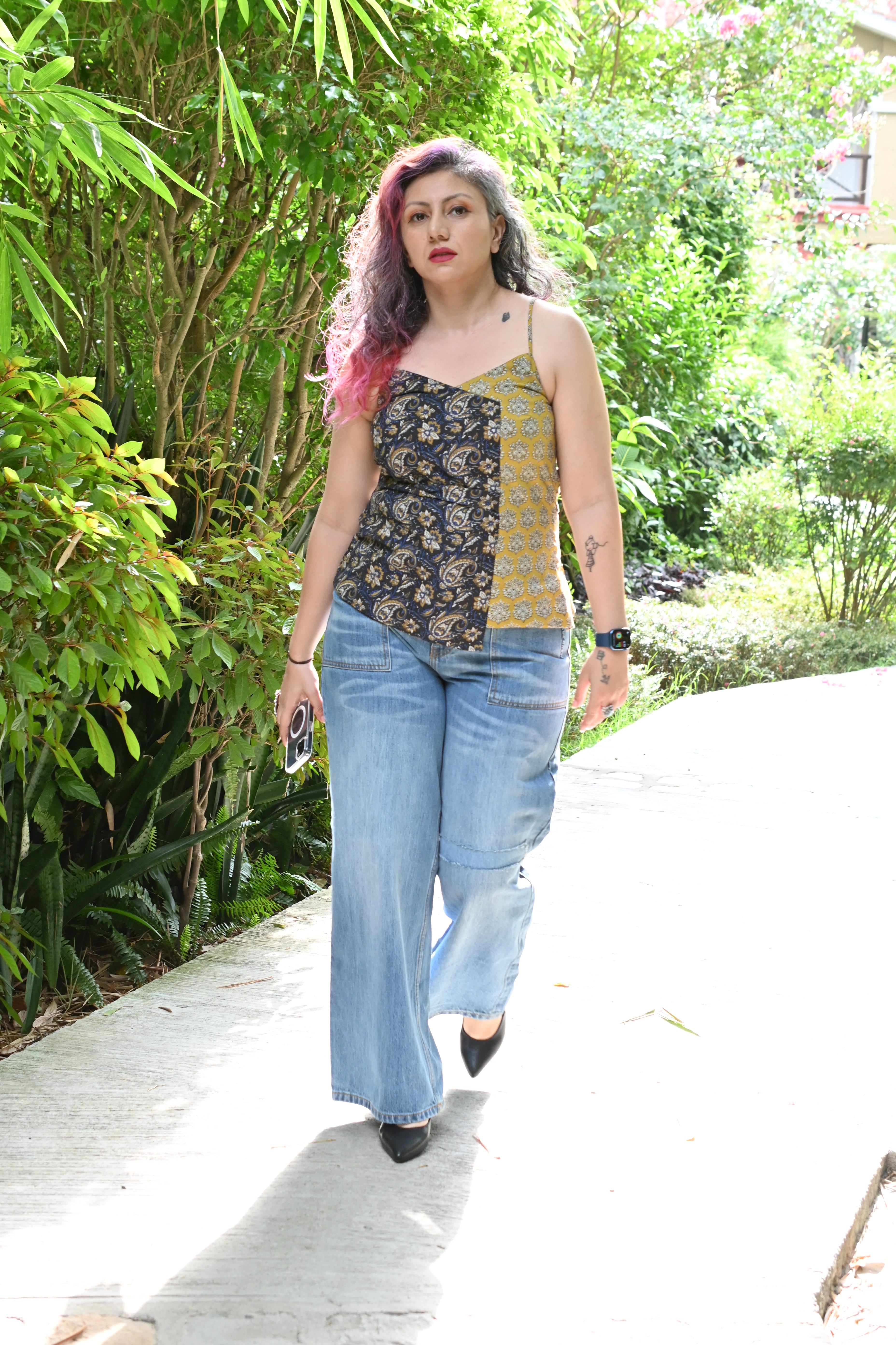 Kalamkari Bagru Handblock Printed Cotton Wrap Top