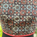 Ajrakh Handblock Print sleeveless cotton blouse