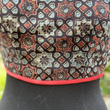 Ajrakh Handblock Print sleeveless cotton blouse