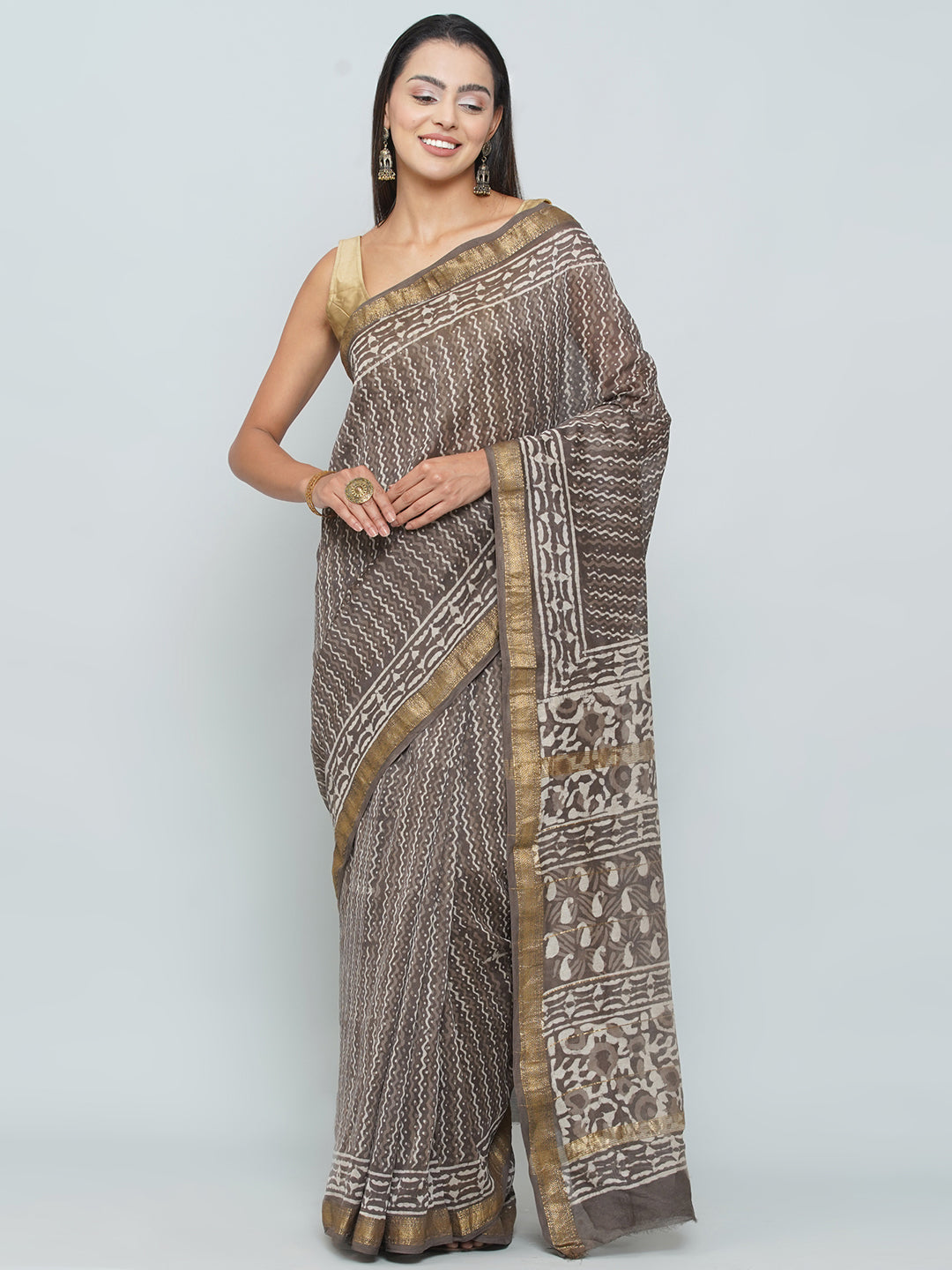 Maheshwari Cotton Saree