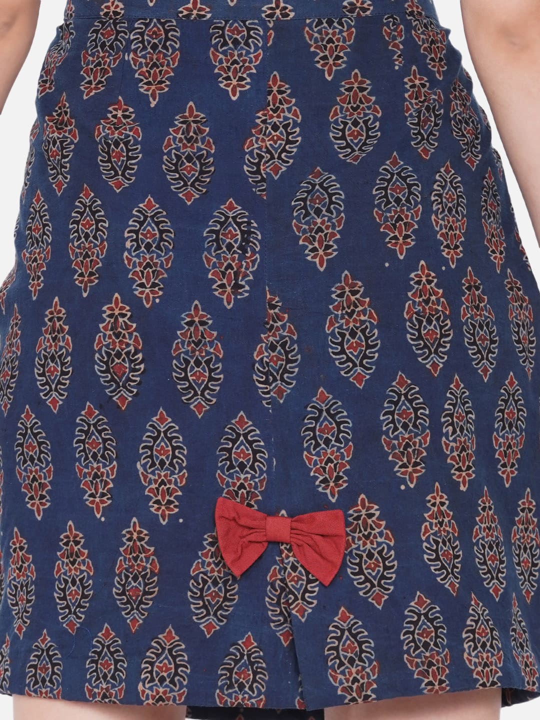 Indigo Ajrakh Skirt & Top