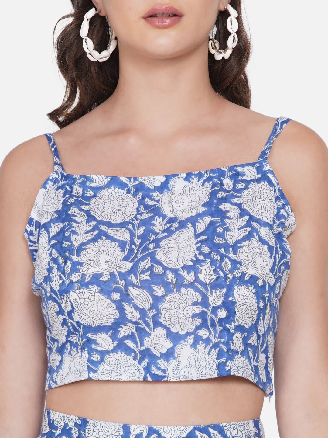 Blue Sanganeri 3 Piece Set