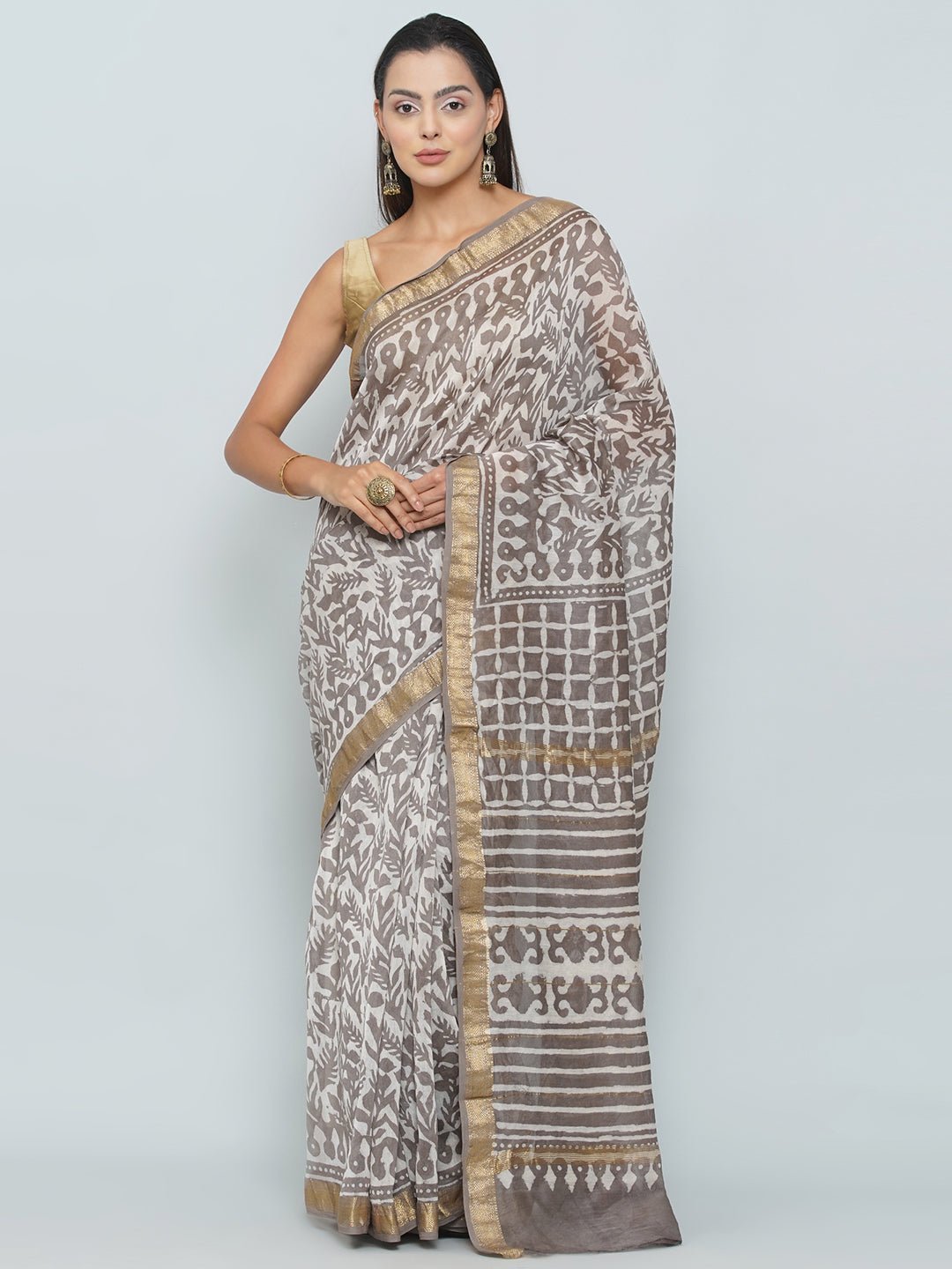 Chanderi Cotton Saree -