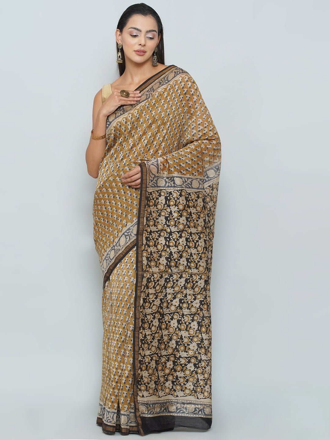 Chanderi Cotton Saree -