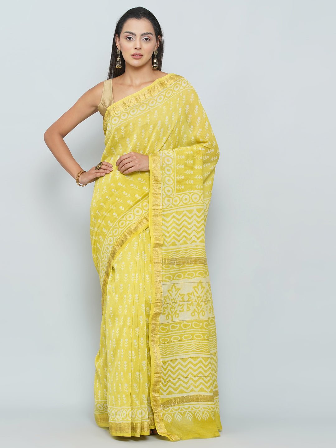 Chanderi Cotton Saree -