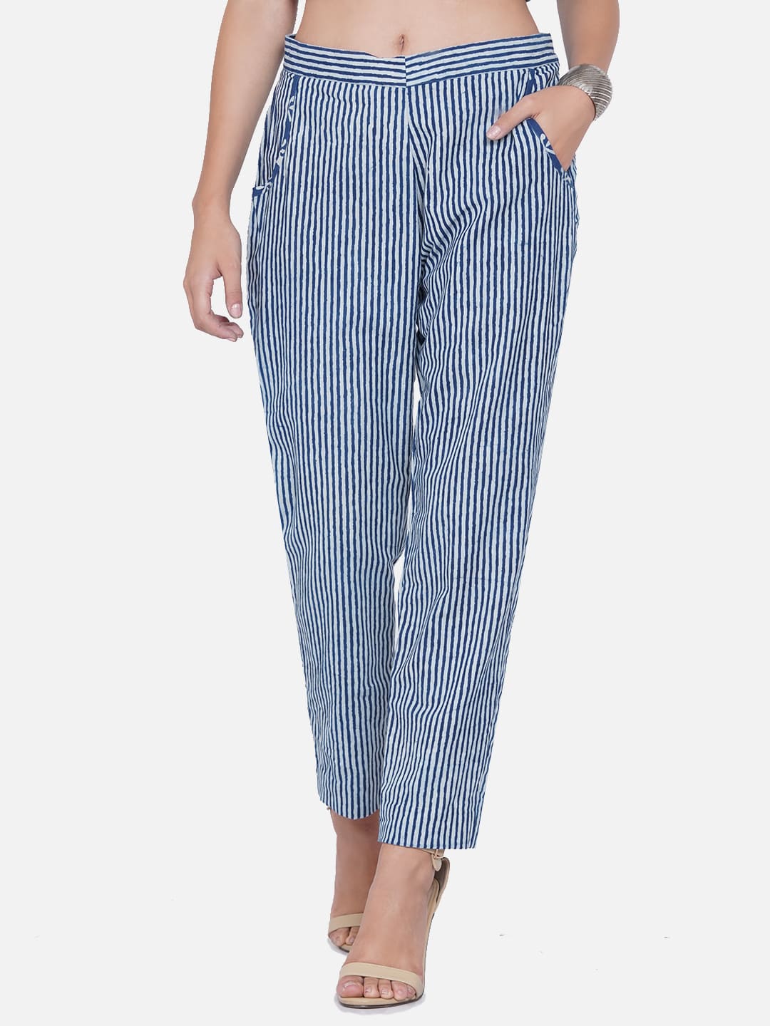 Indigo Stripe Co-ord Set