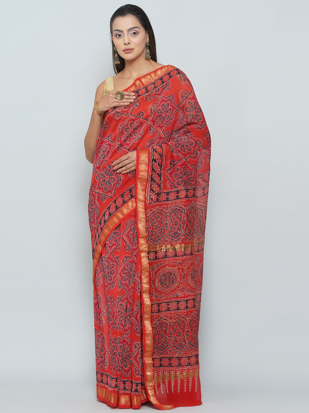 Maheshwari Cotton Saree
