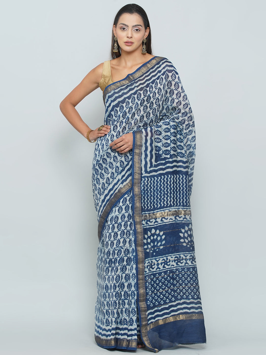 Maheshwari Cotton Saree