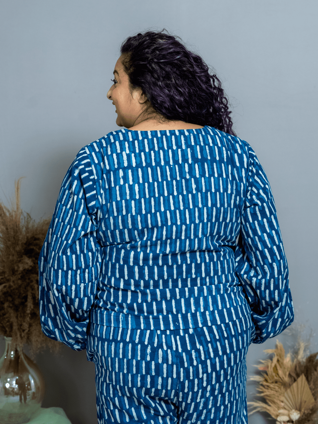 Indigo Crop Top Joggers