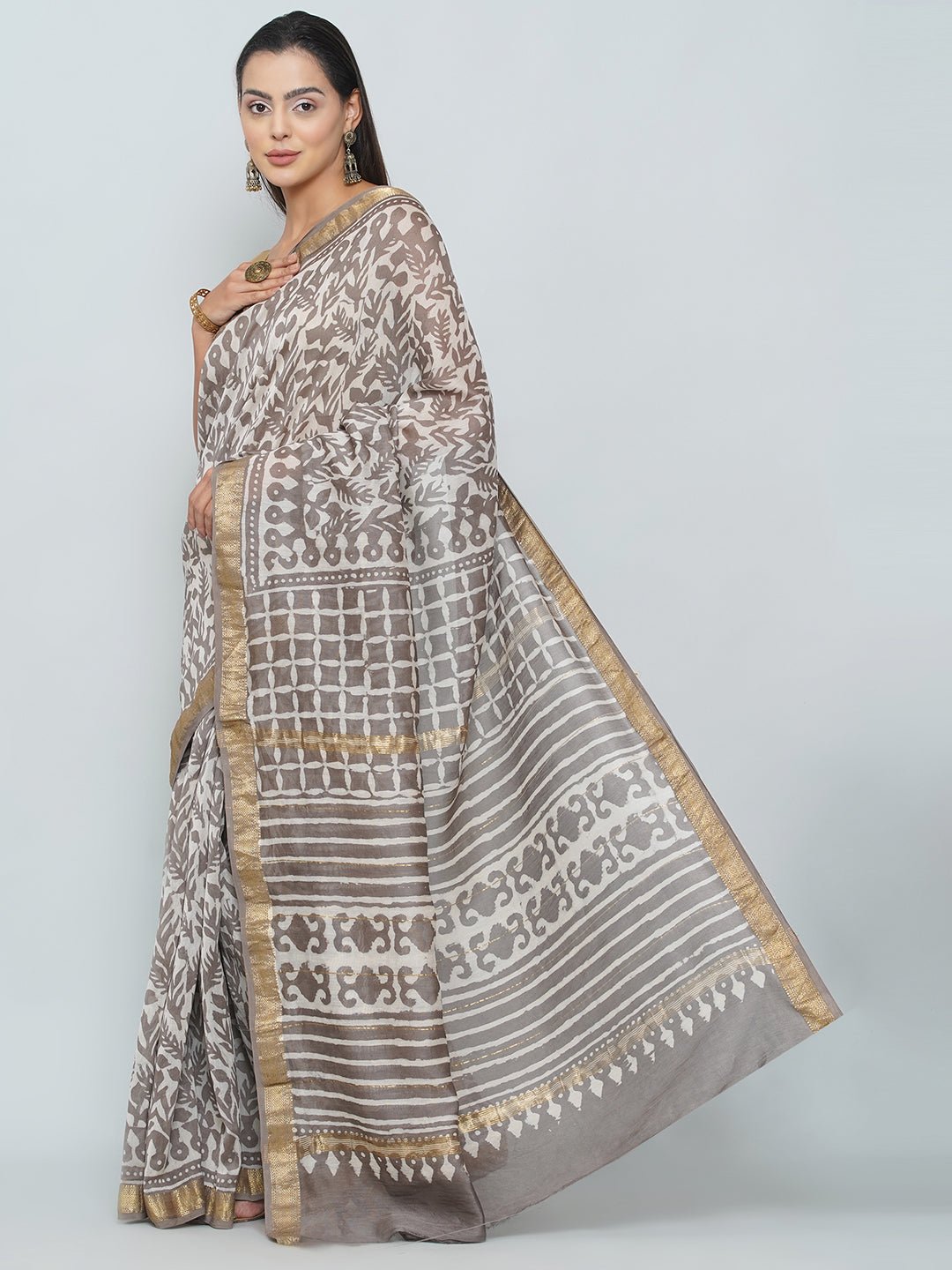 Chanderi Cotton Saree -