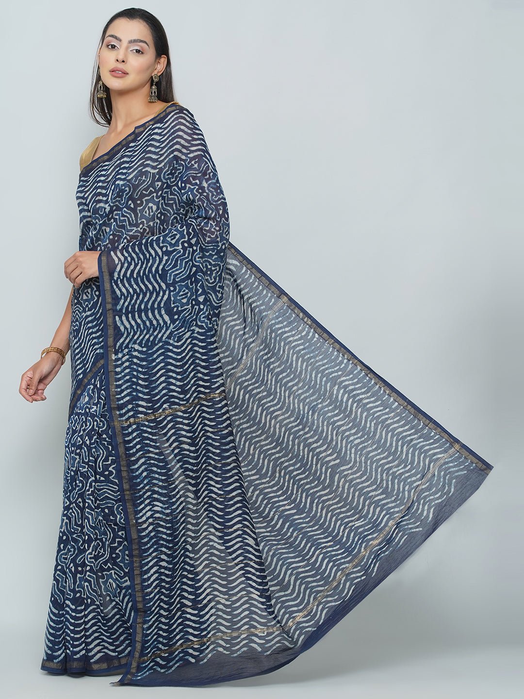 Chanderi Cotton Saree -