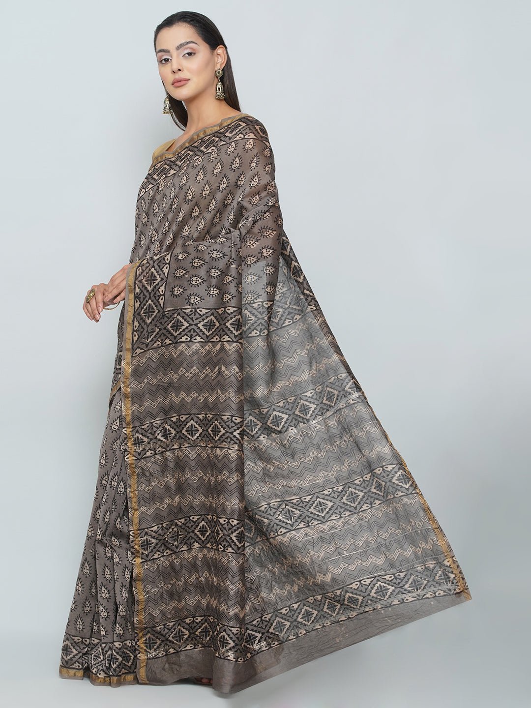 Chanderi Cotton Saree -