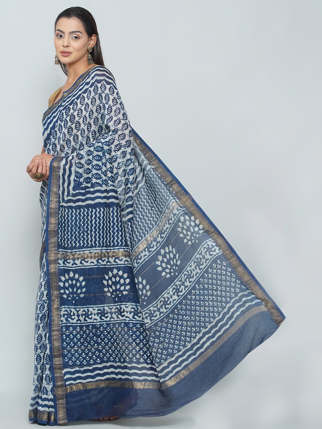 Maheshwari Cotton Saree -