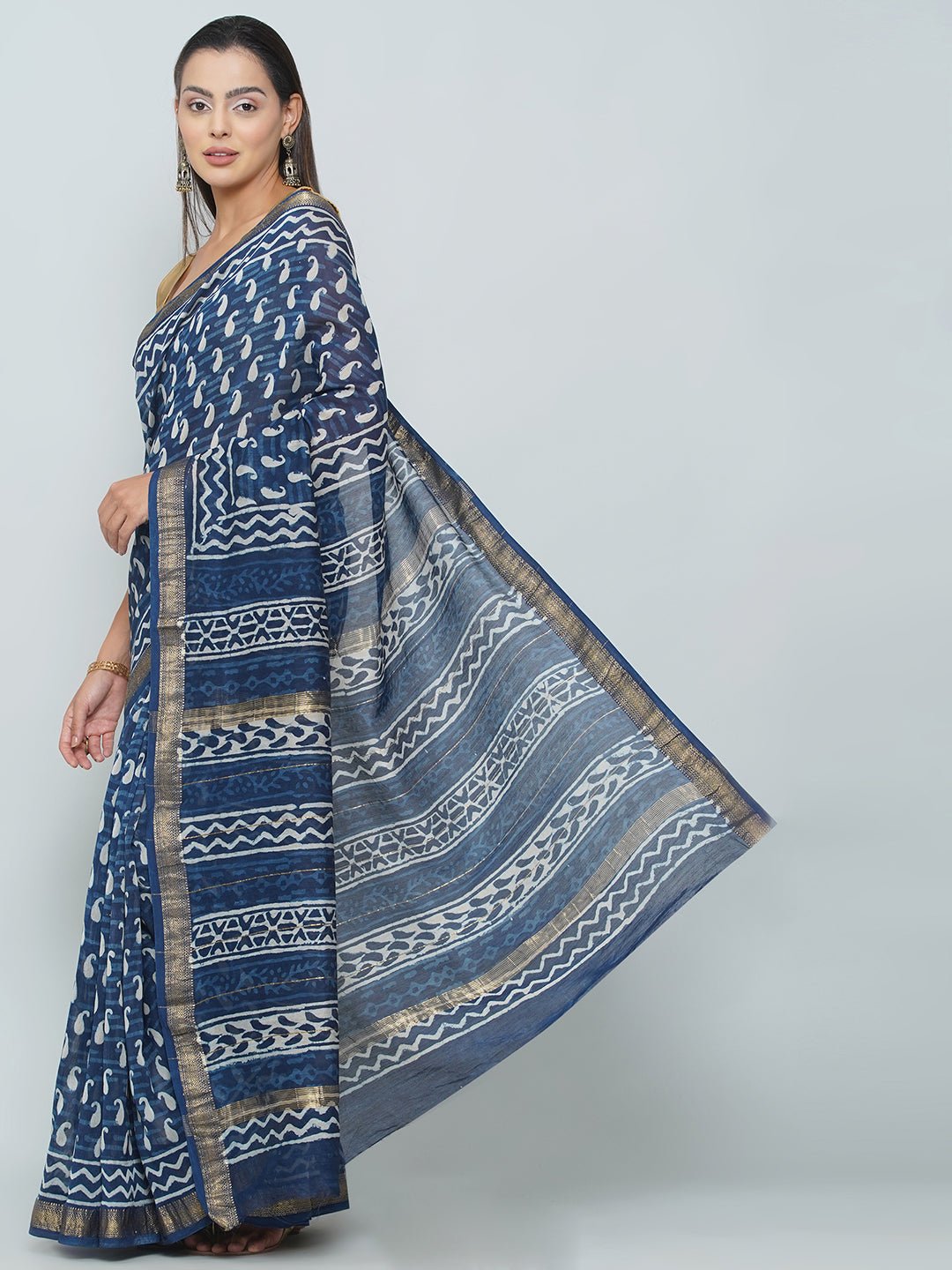 Maheshwari Cotton Saree -