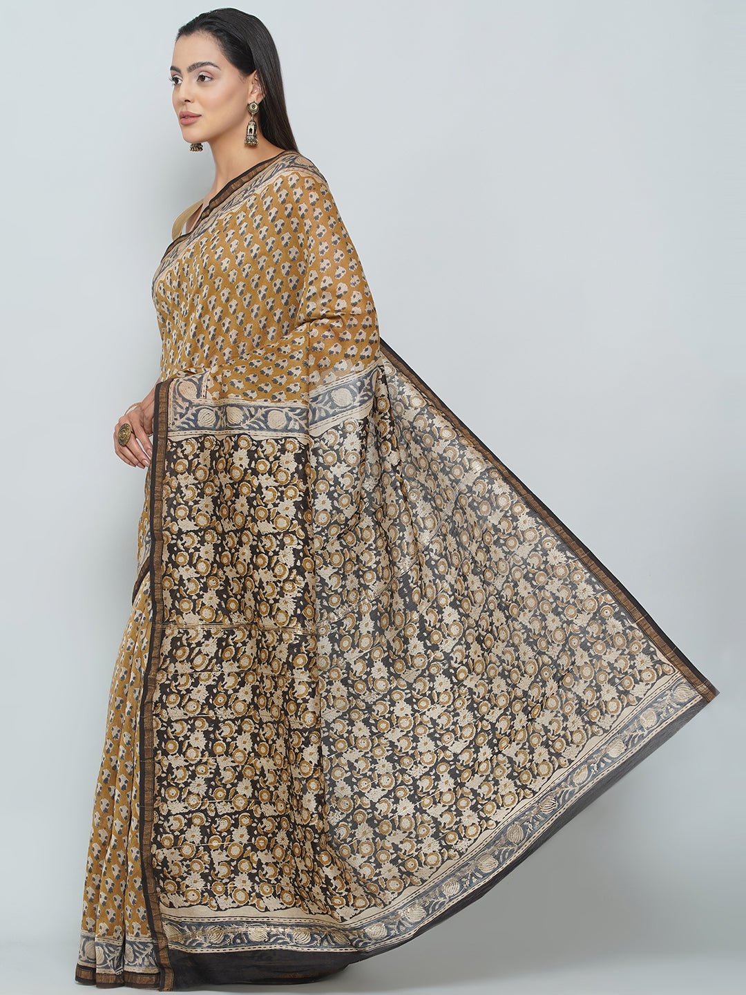 Chanderi Cotton Saree -