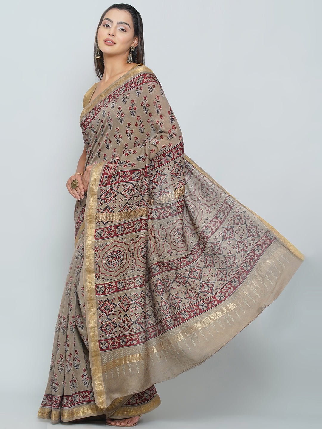 Maheshwari Cotton Saree -