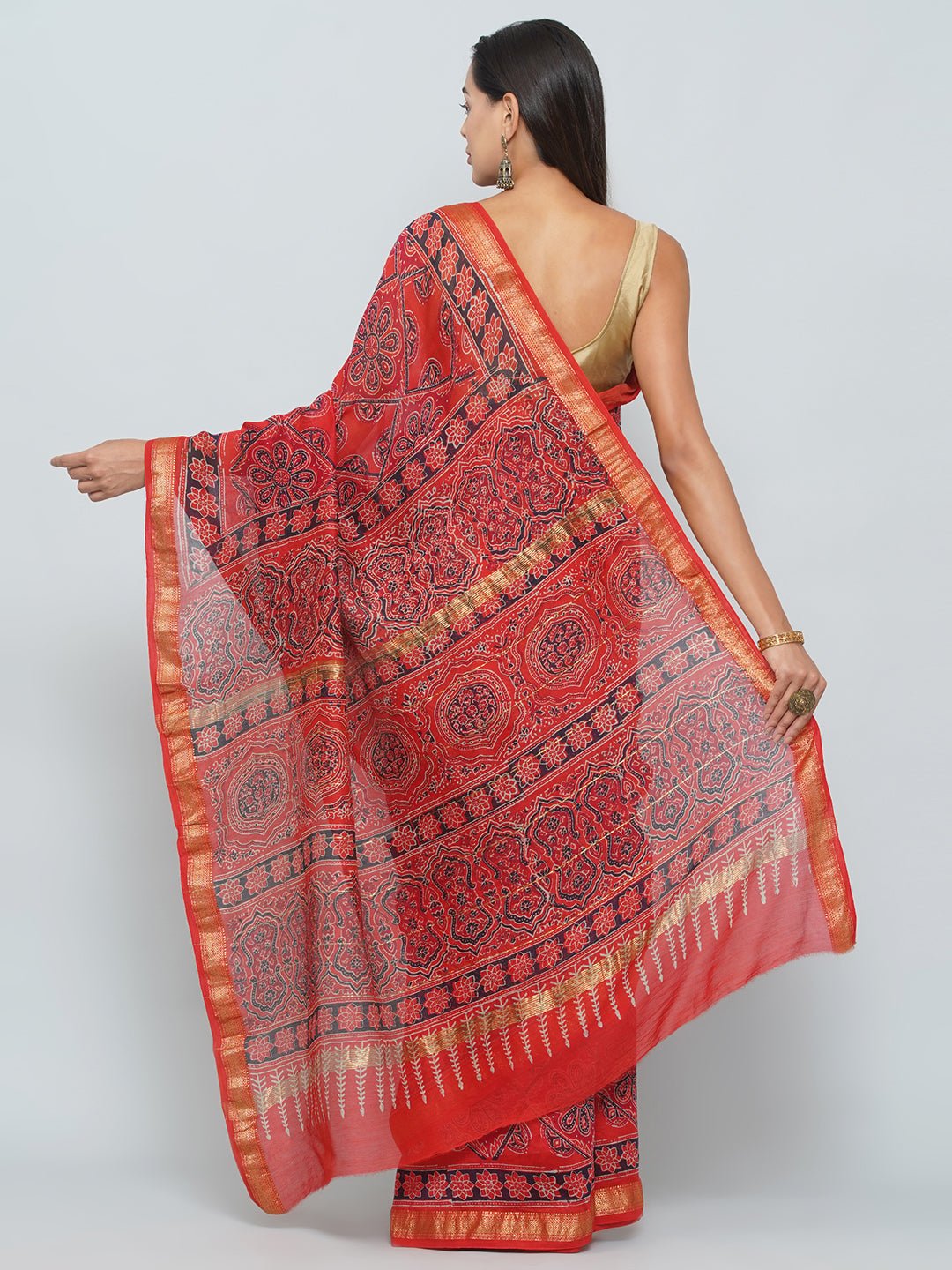Maheshwari Cotton Saree -