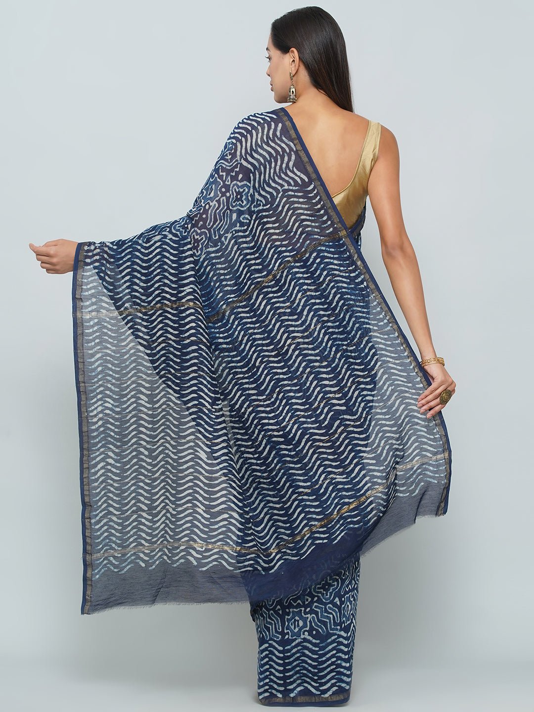 Chanderi Cotton Saree -
