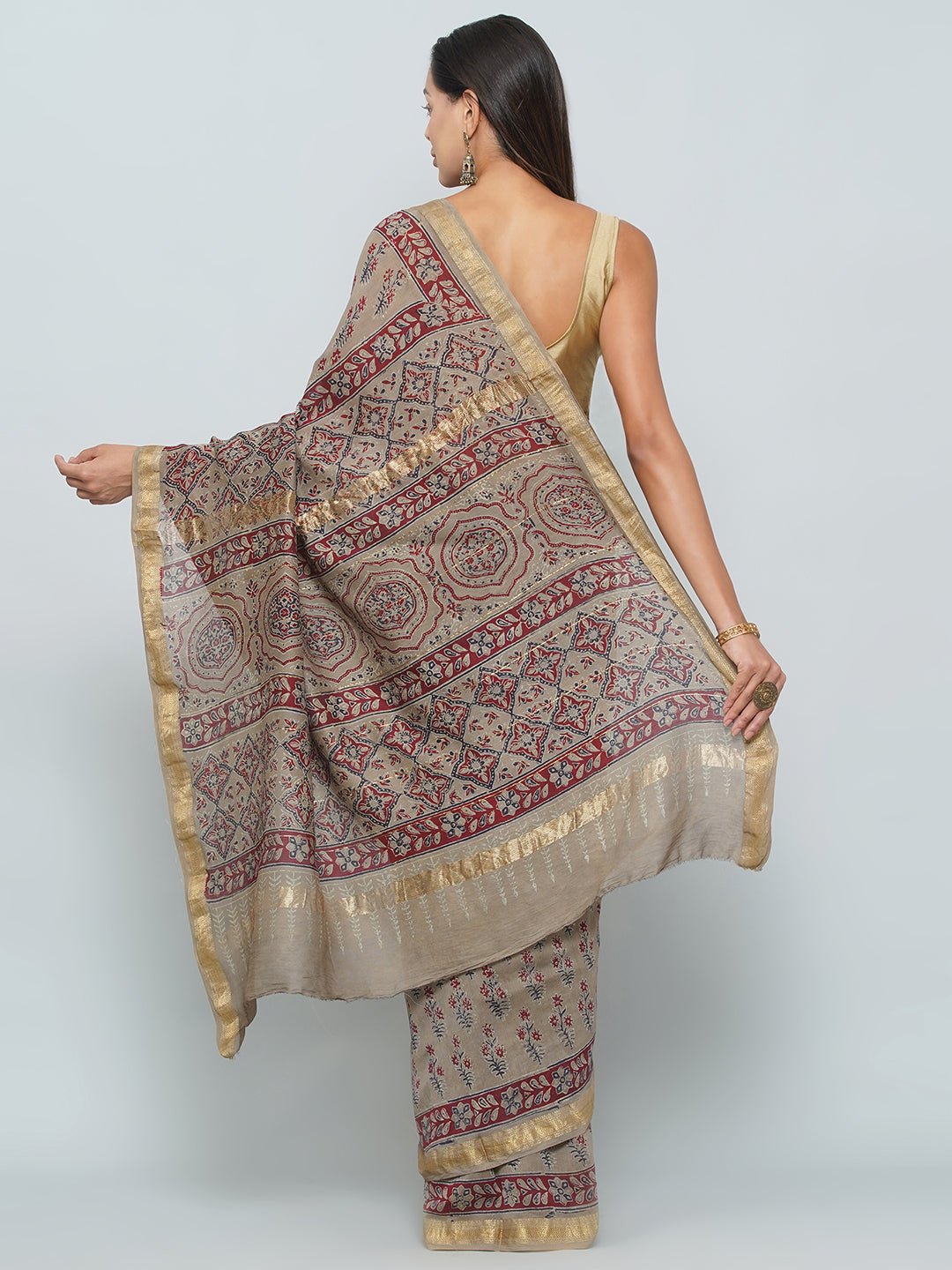 Maheshwari Cotton Saree -
