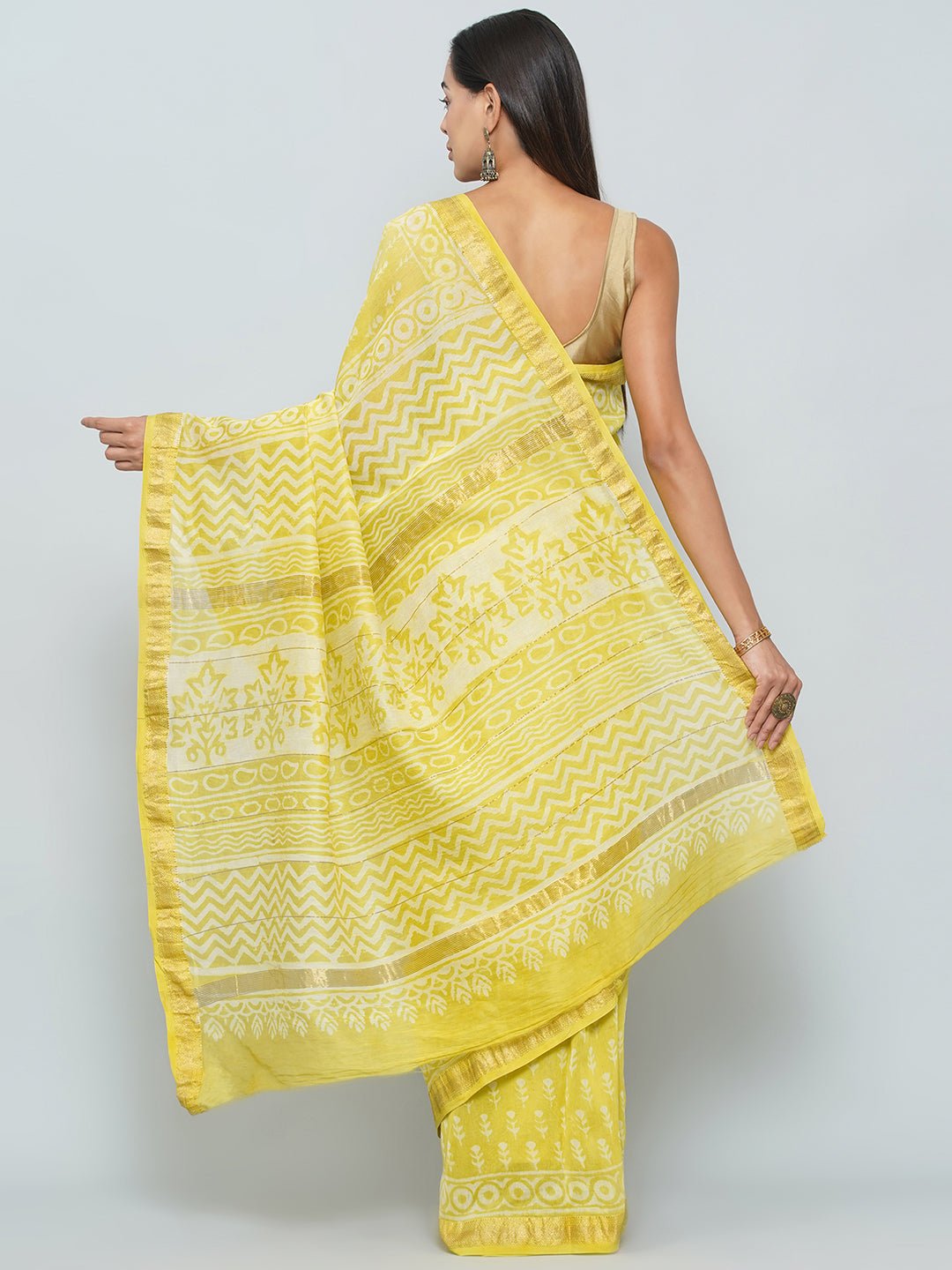Chanderi Cotton Saree -