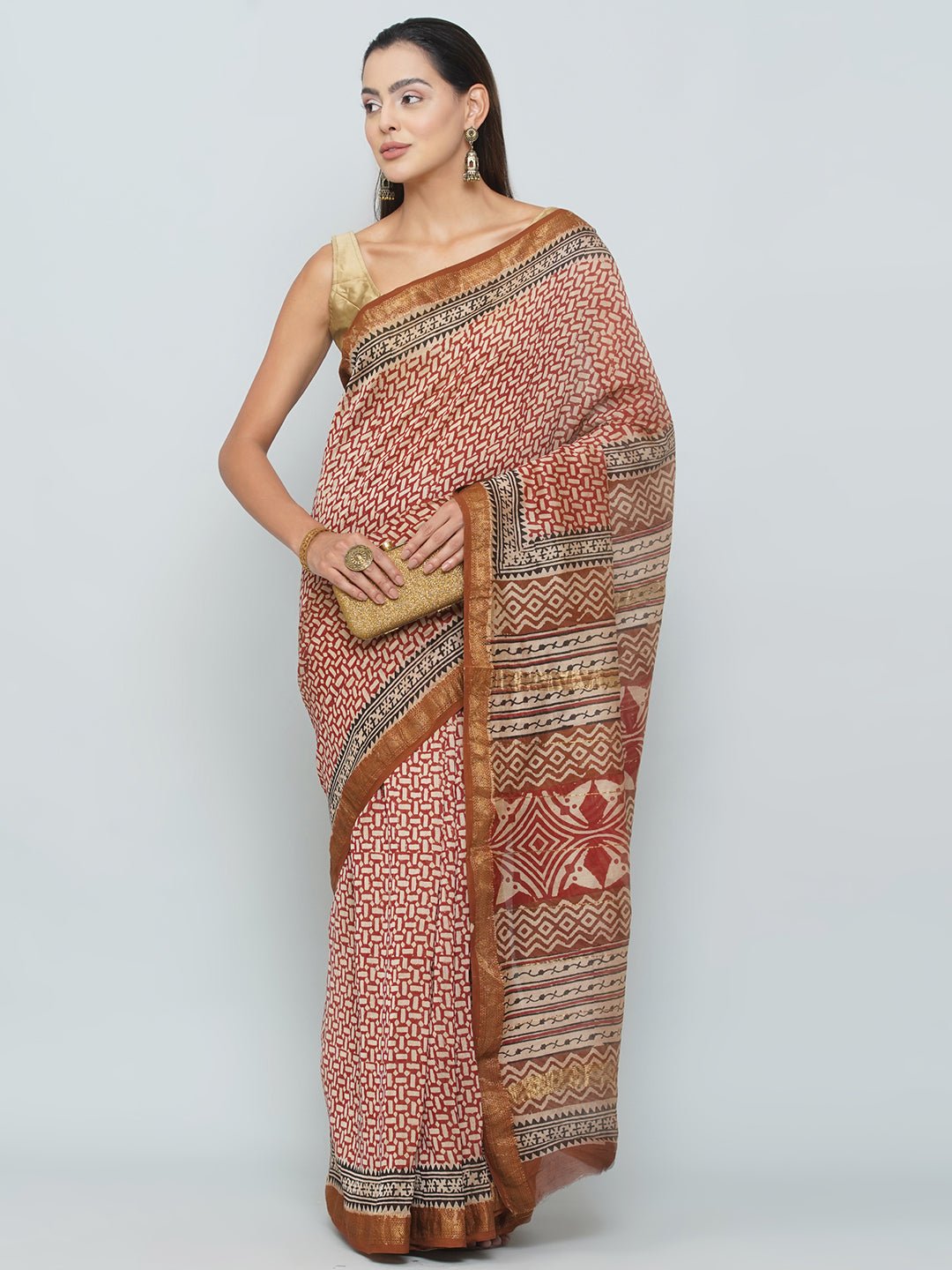 Maheshwari Cotton Saree -