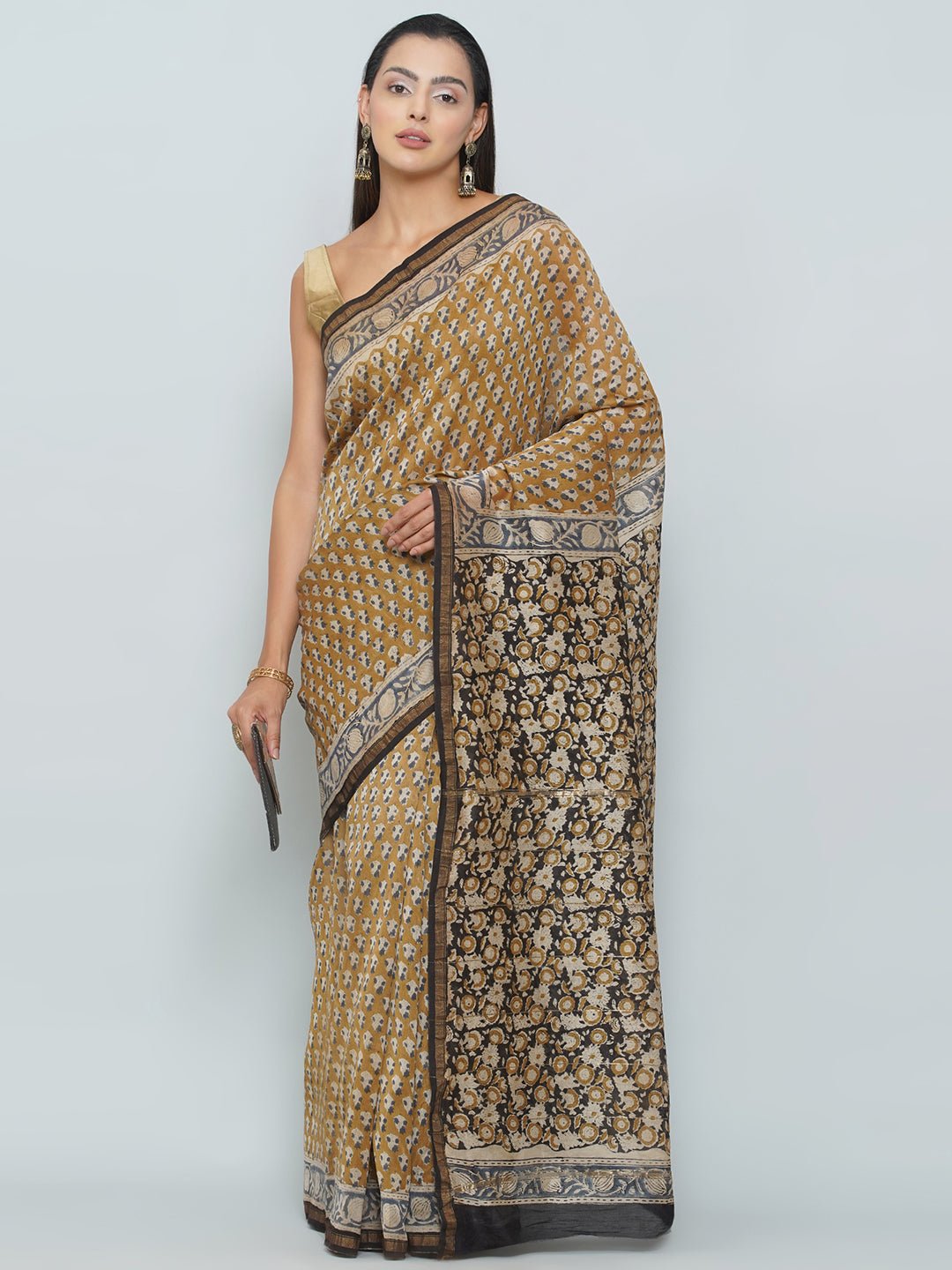 Chanderi Cotton Saree -