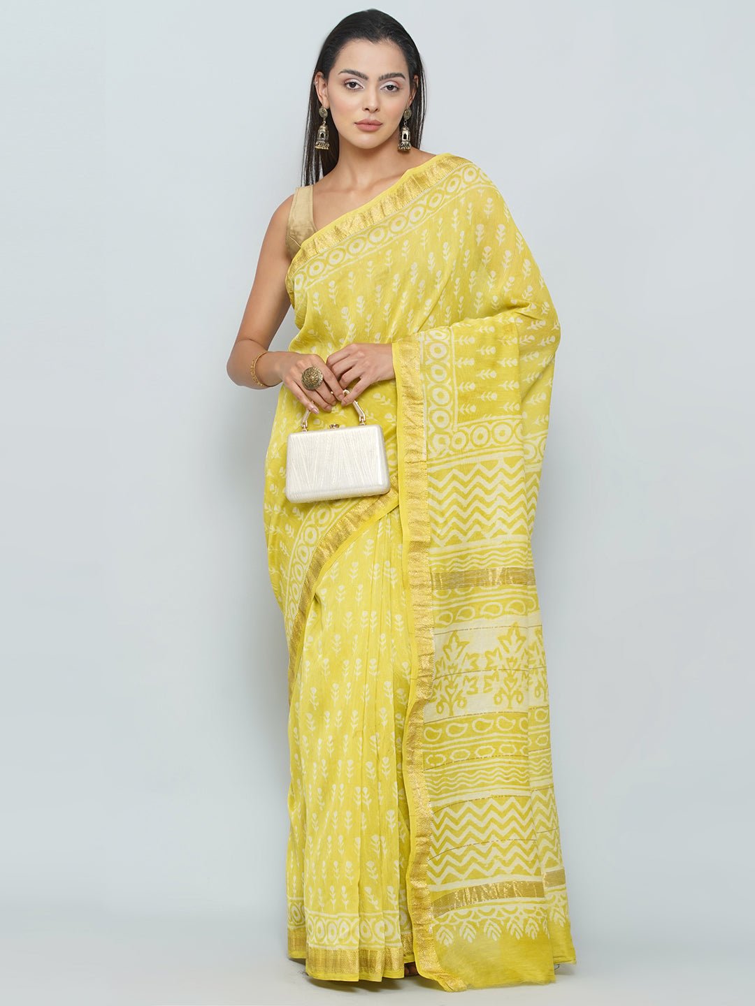 Chanderi Cotton Saree -