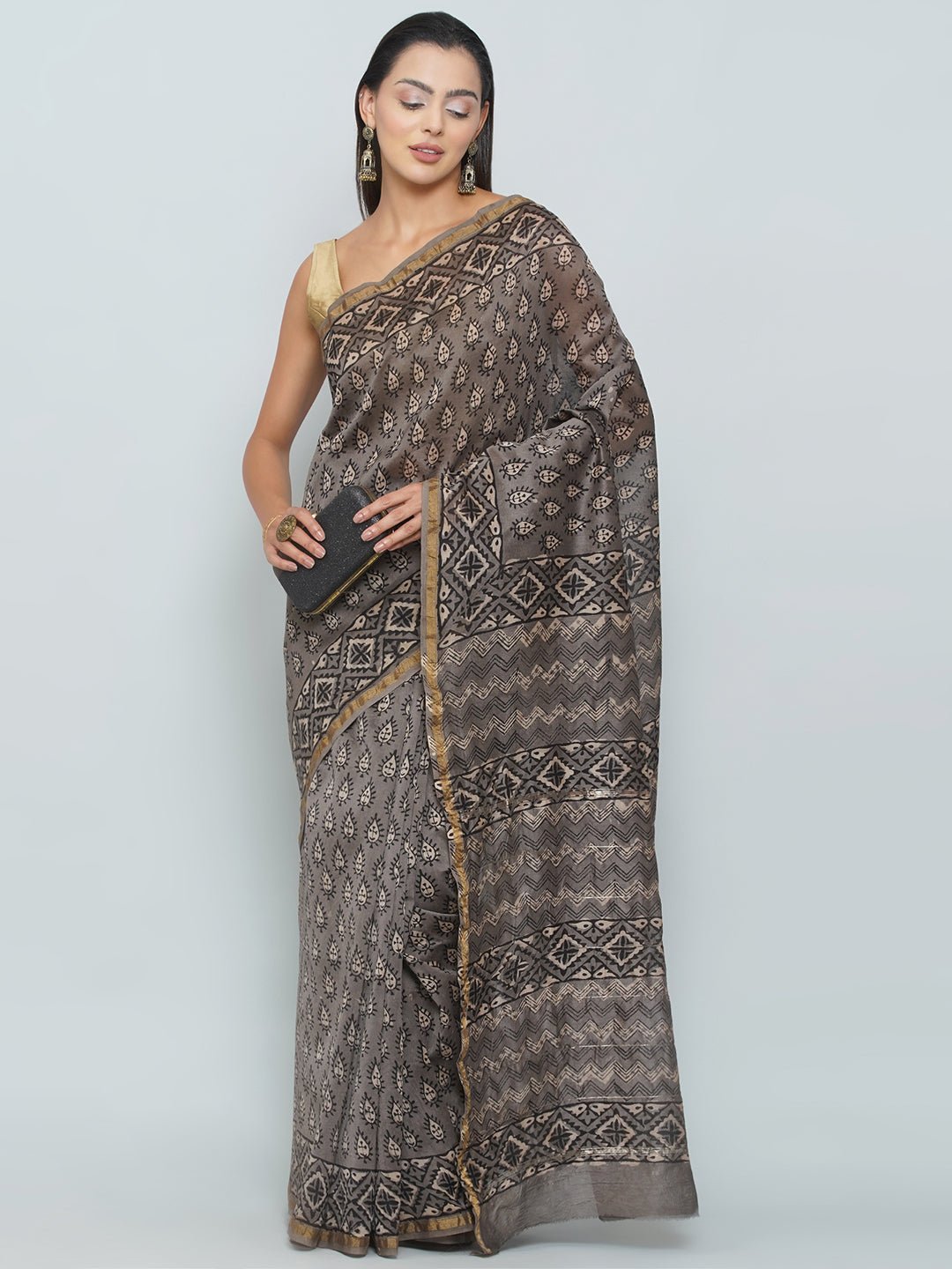 Chanderi Cotton Saree -