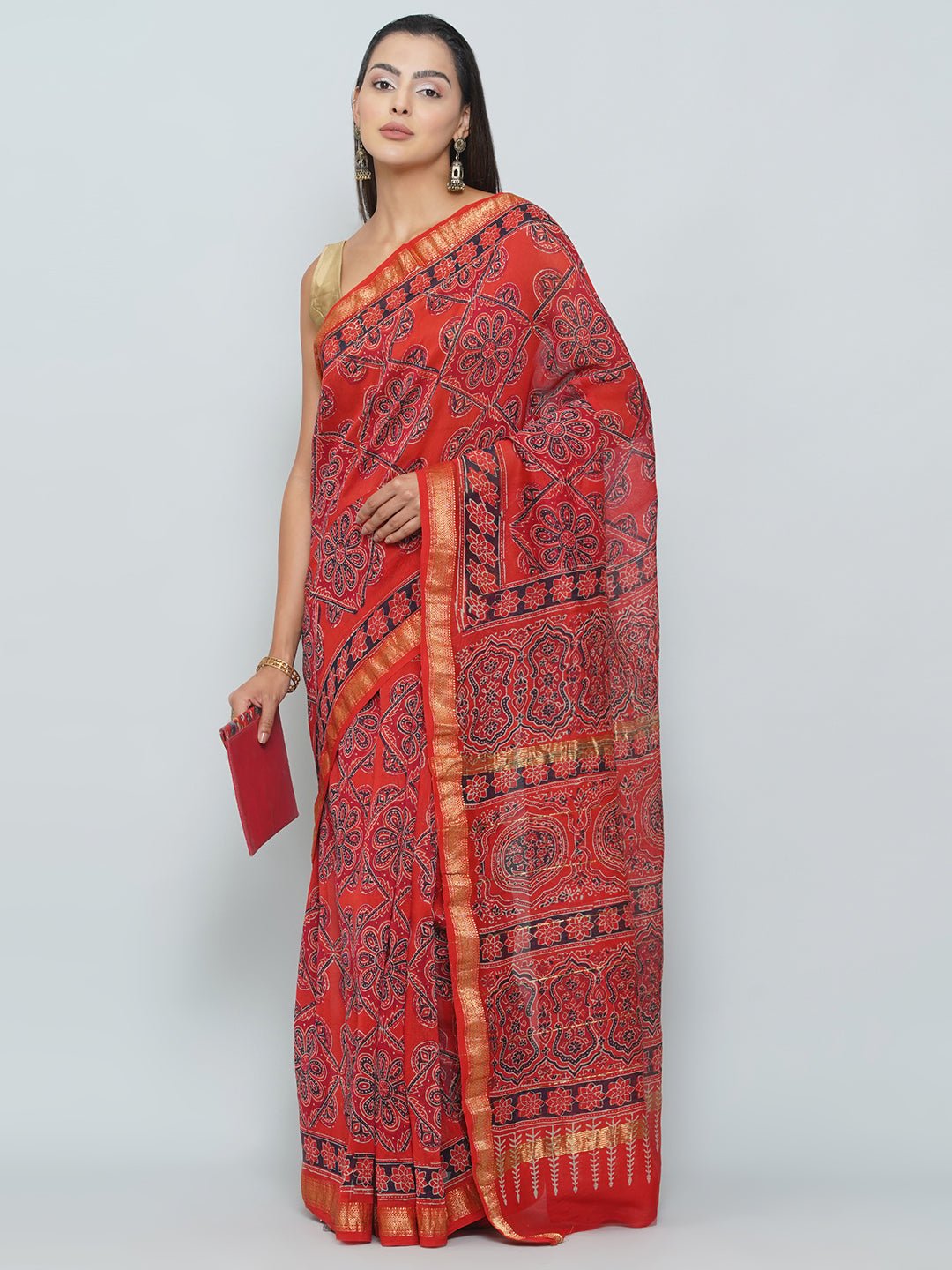 Maheshwari Cotton Saree -