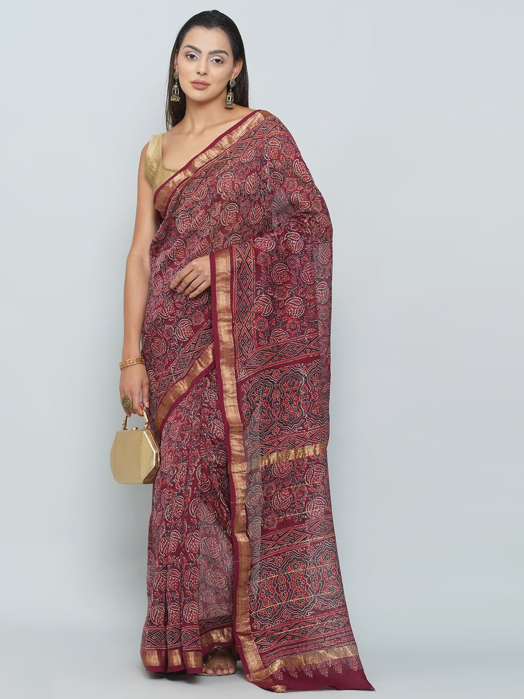 Maheshwari Cotton Saree -