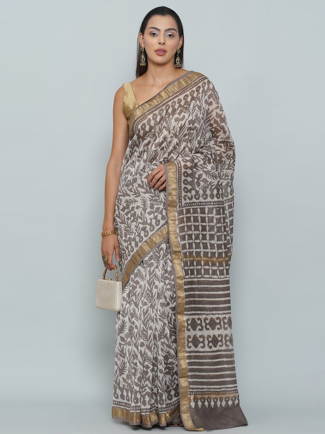 Chanderi Cotton Saree -