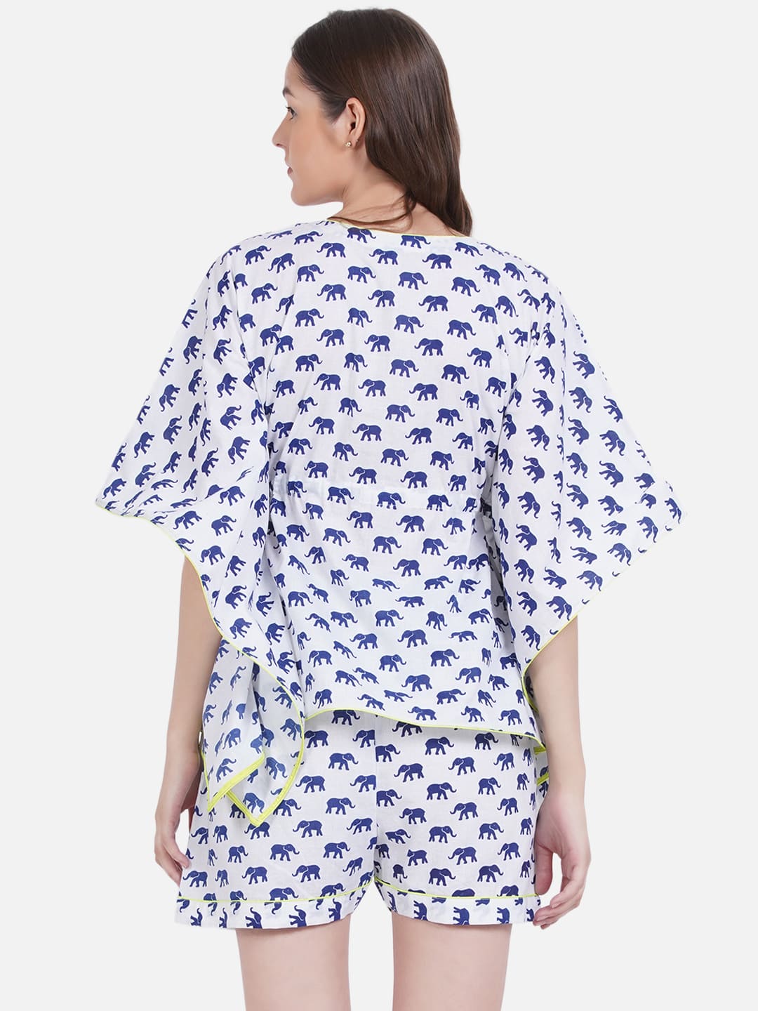 Bagru Kaftan Short Set