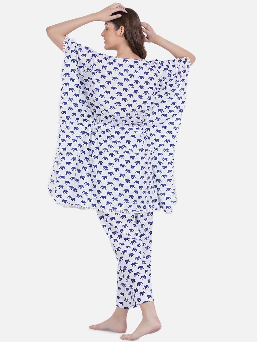 Bagru Kaftan Pant Set