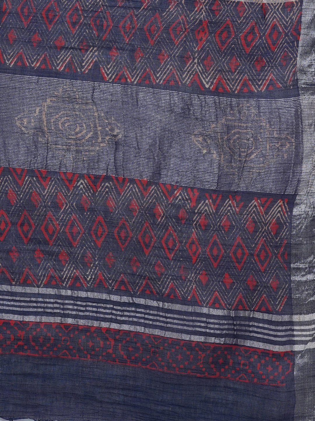 Linen Cotton Saree -