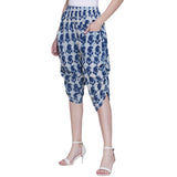 Indigo Dabu Paisley Handblock printed cotton pants