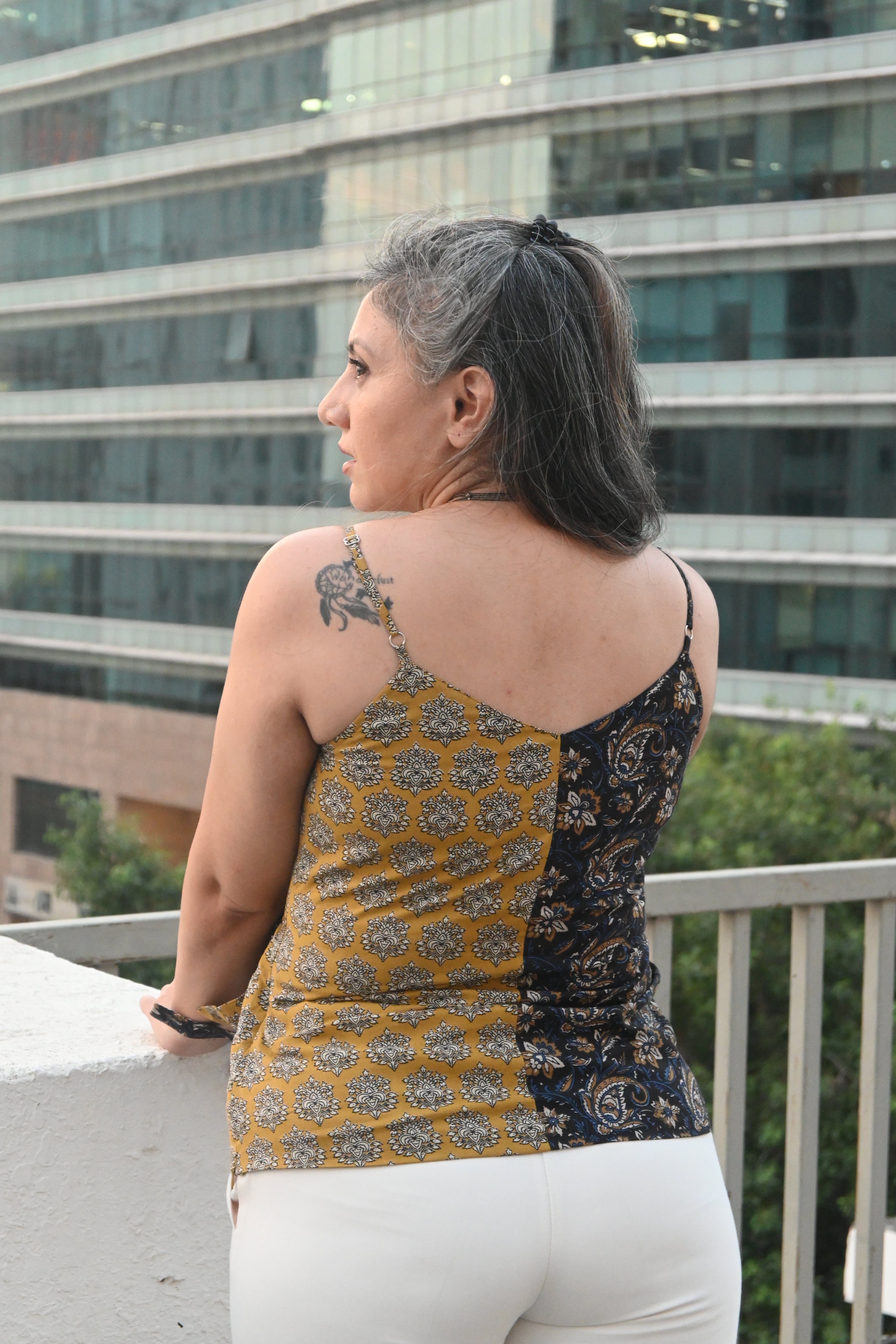 Kalamkari Bagru Handblock Printed Cotton Wrap Top