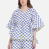 Bagru Kaftan Short Set