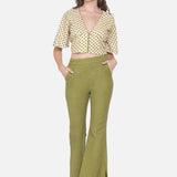 Bagru Olive Co-ord Set