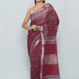 Linen Cotton Saree