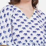 Bagru Kaftan Short Set