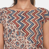 Ajrakh Handblock Printed Wrap Top