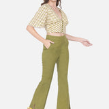 Bagru Olive Co-ord Set