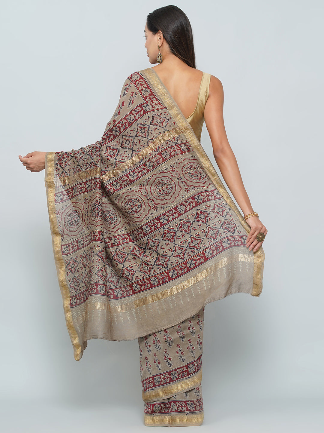Maheshwari Cotton Saree