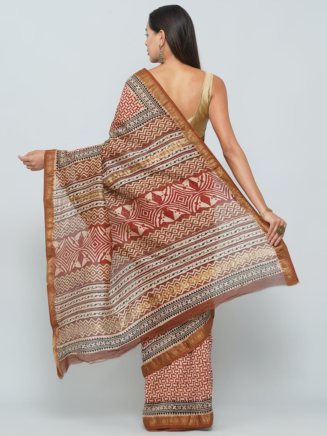 Maheshwari Cotton Saree