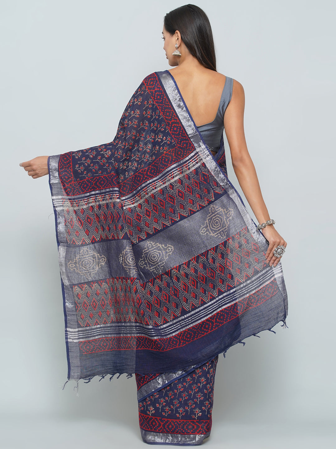 Linen Cotton Saree