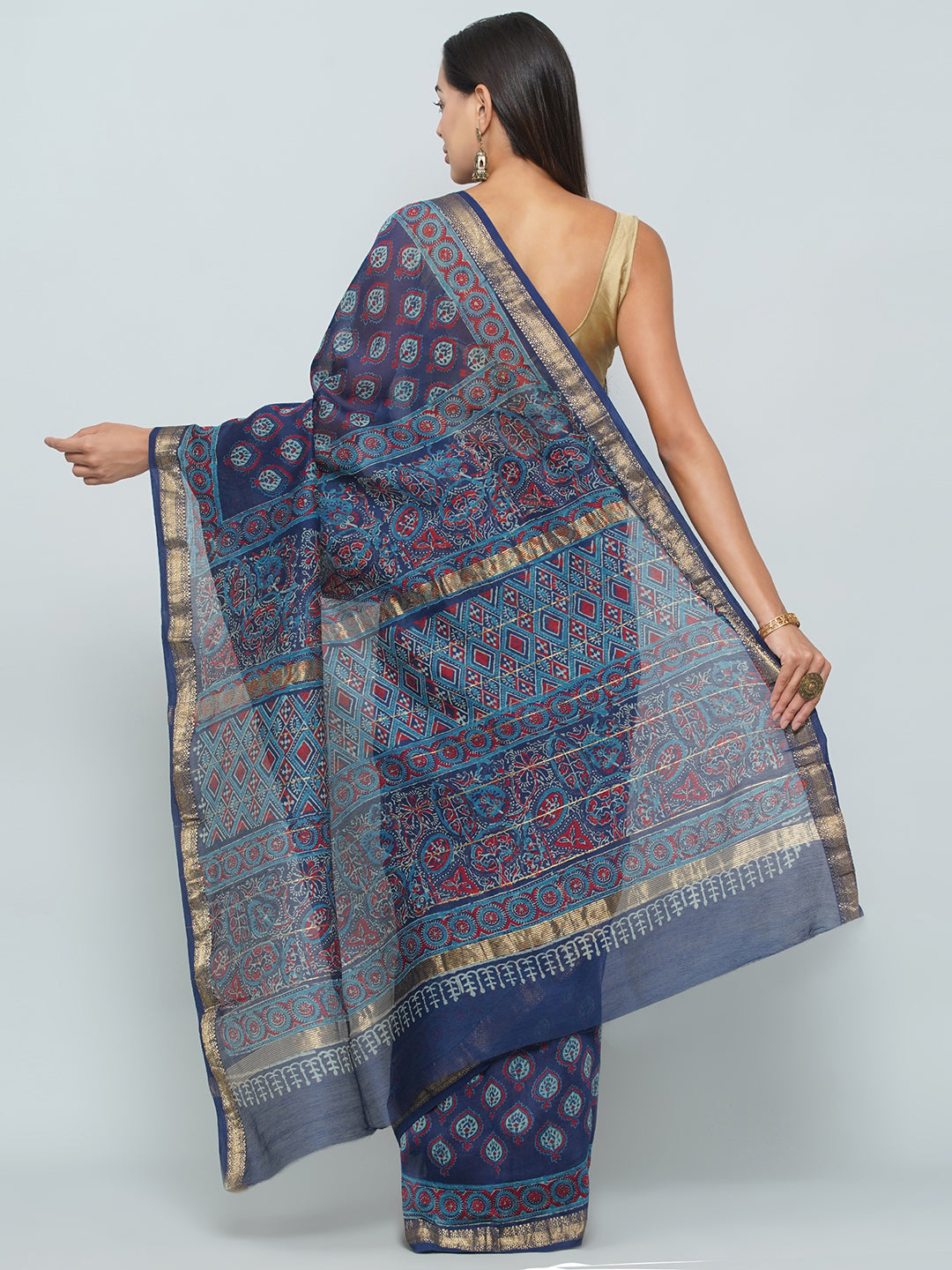 Maheshwari Cotton Saree