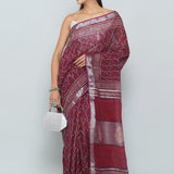 Linen Cotton Saree