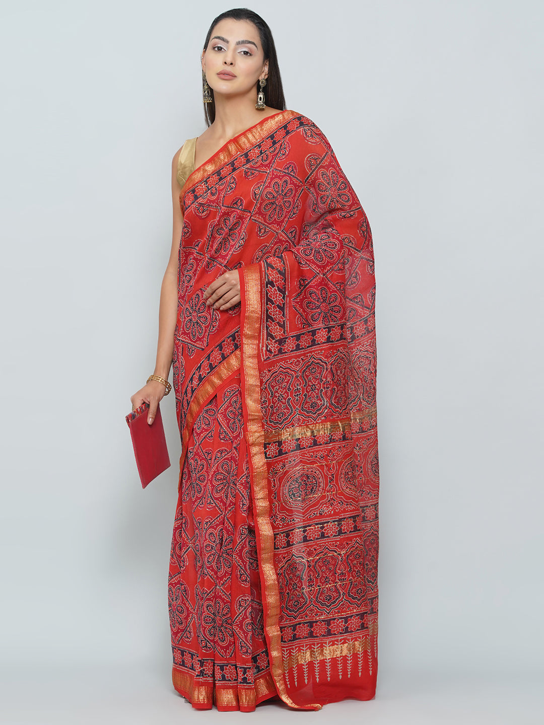 Maheshwari Cotton Saree