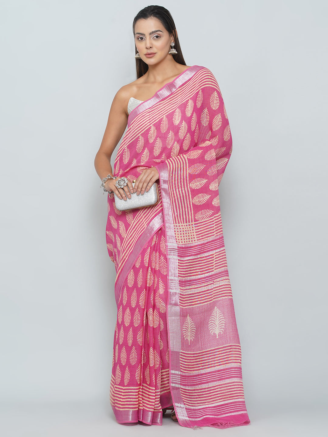 Linen Cotton Saree