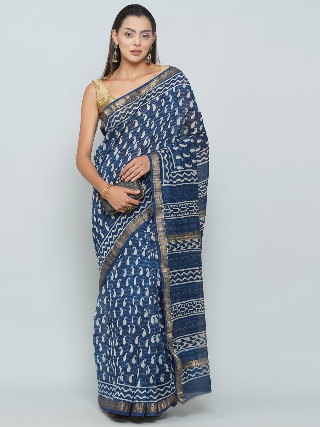 Maheshwari Cotton Saree